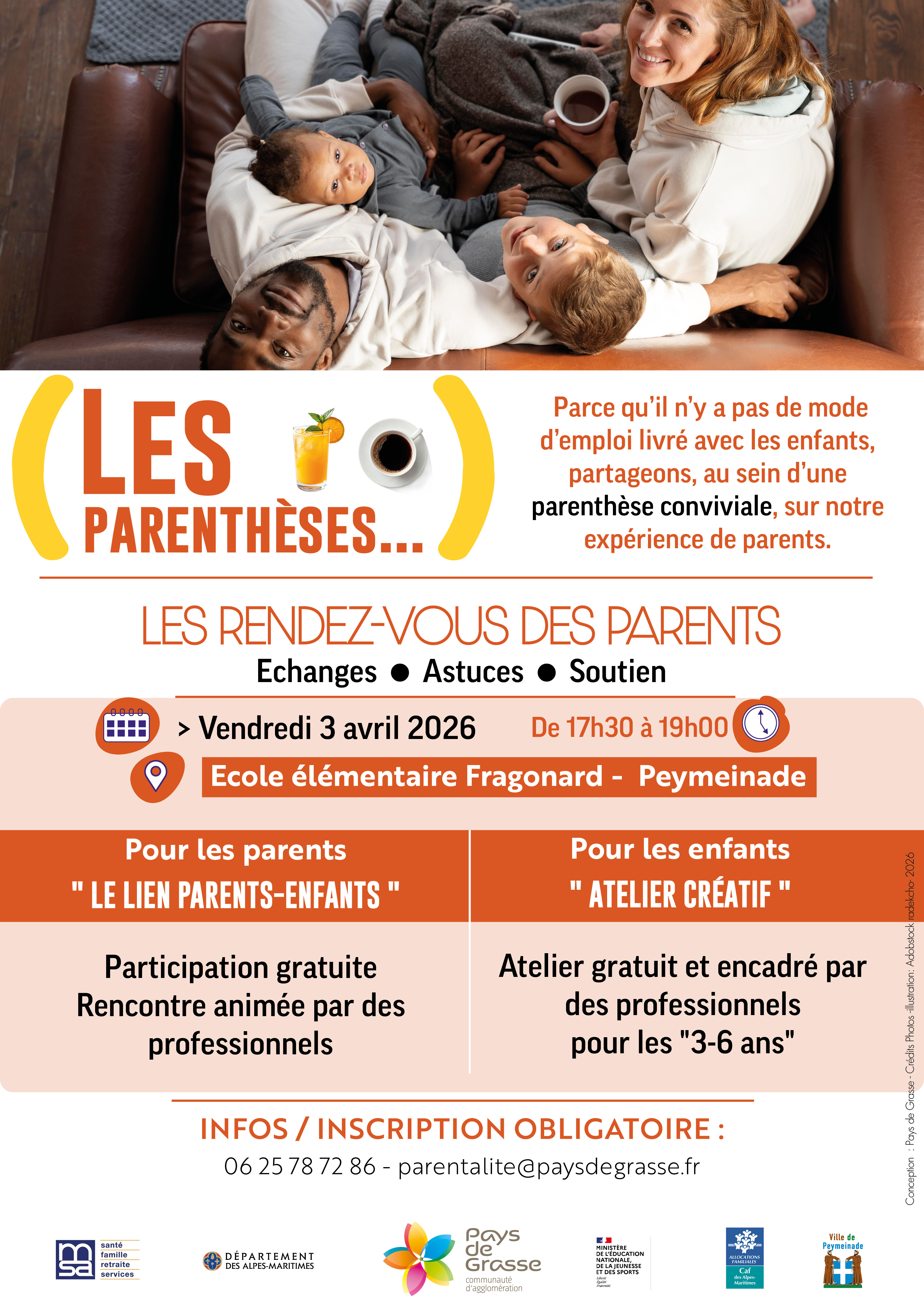 Parenthèse Parent 3 avril 2026 - Peymeinade