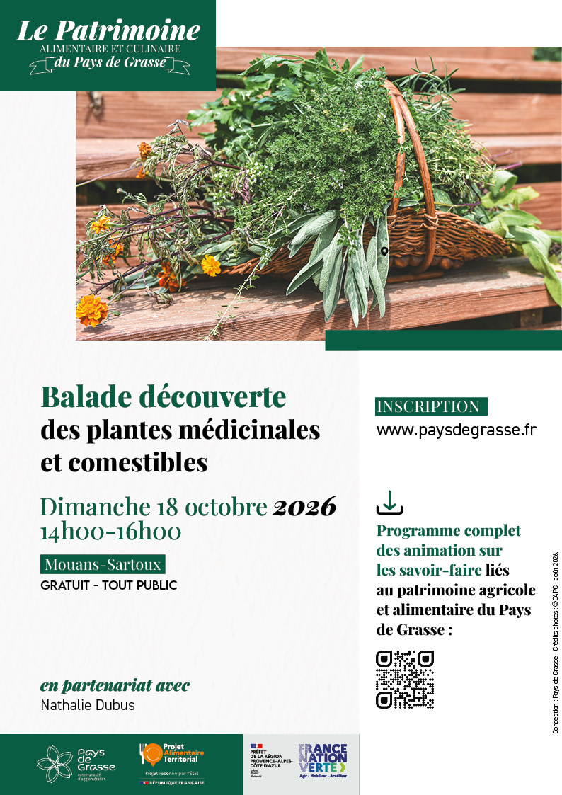 balade plantes médicinales pays de grasse
