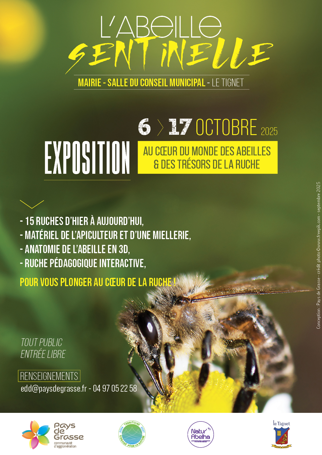 Exposition abeille sentinelle CAPG le Tignet