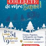 Collecte sapins noël CAPG