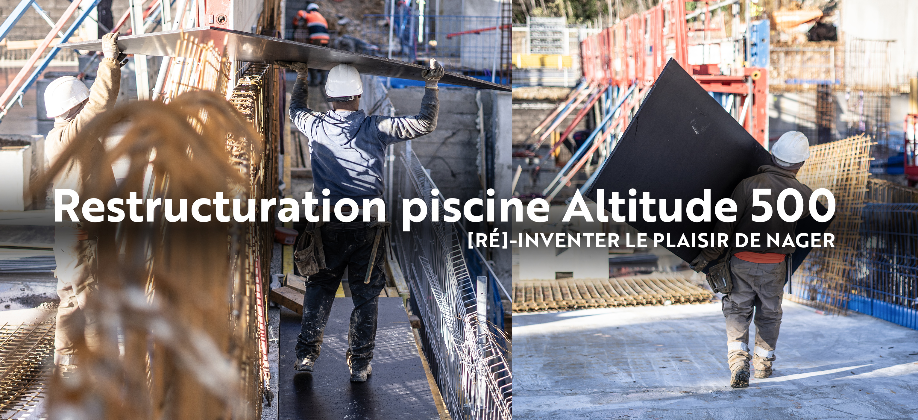 Restructuration piscine Altitude 500