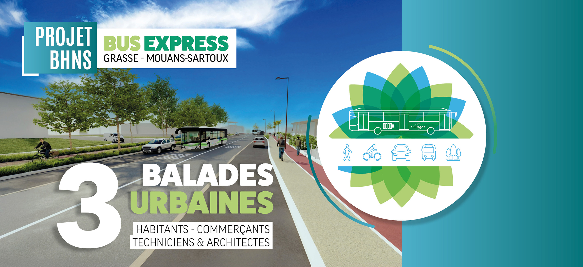 Projet Bus Express Grasse/Mouans-Sartoux - Balades urbaines