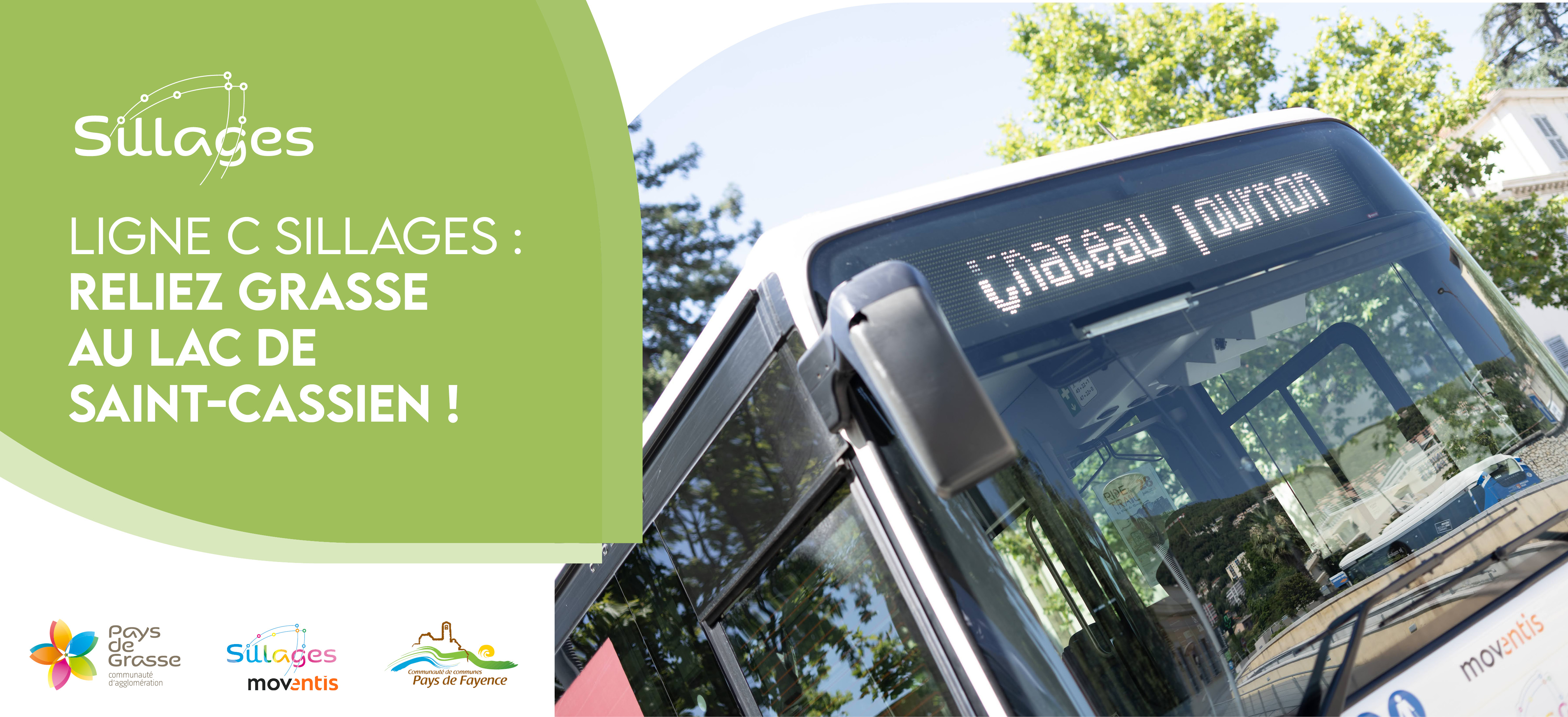 LIGNE C SILLAGES : RELIEZ GRASSE AU LAC DE SAINT-CASSIEN !
