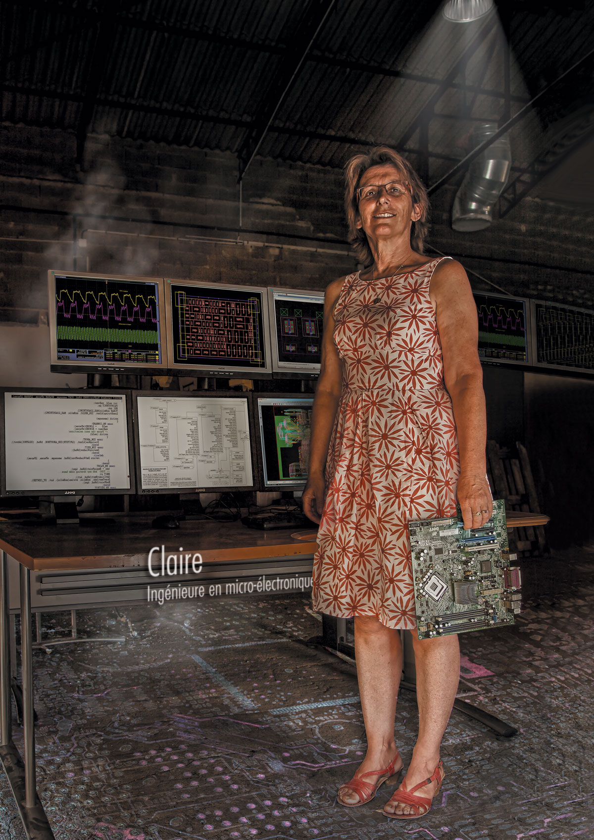 Claire, Ingénieur en micro-électronique