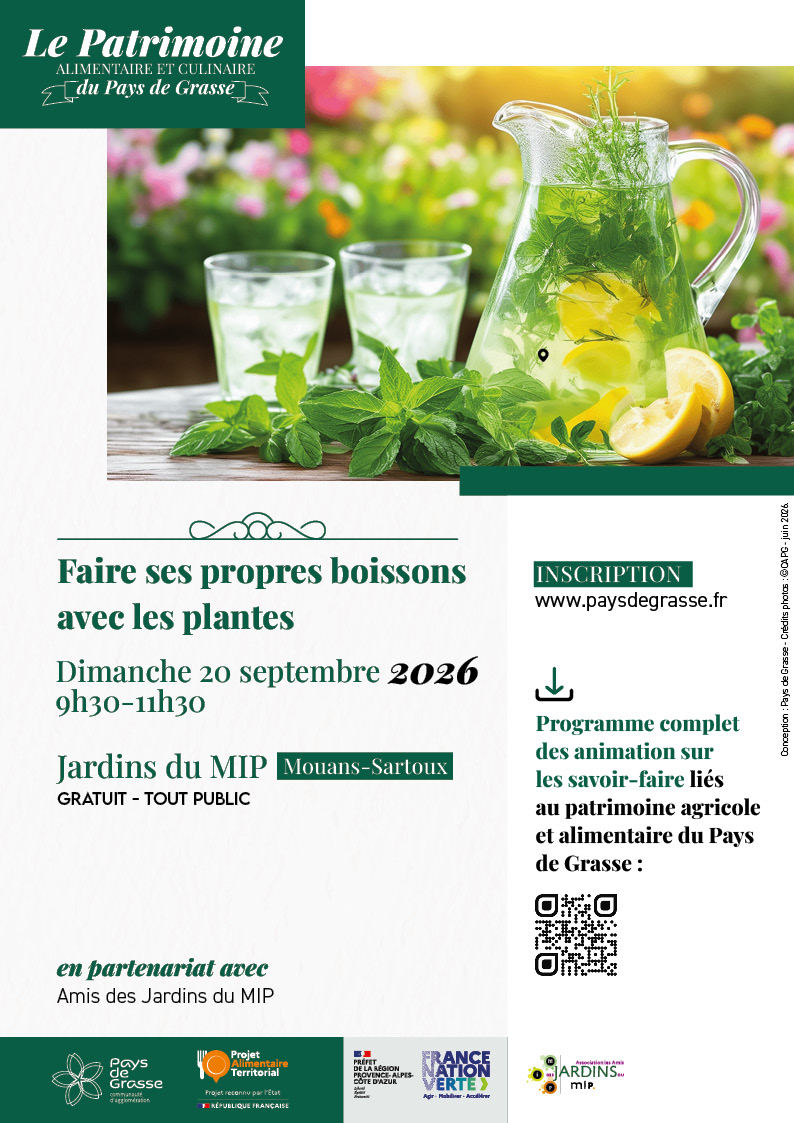 formation boisson plantes pays de grasse