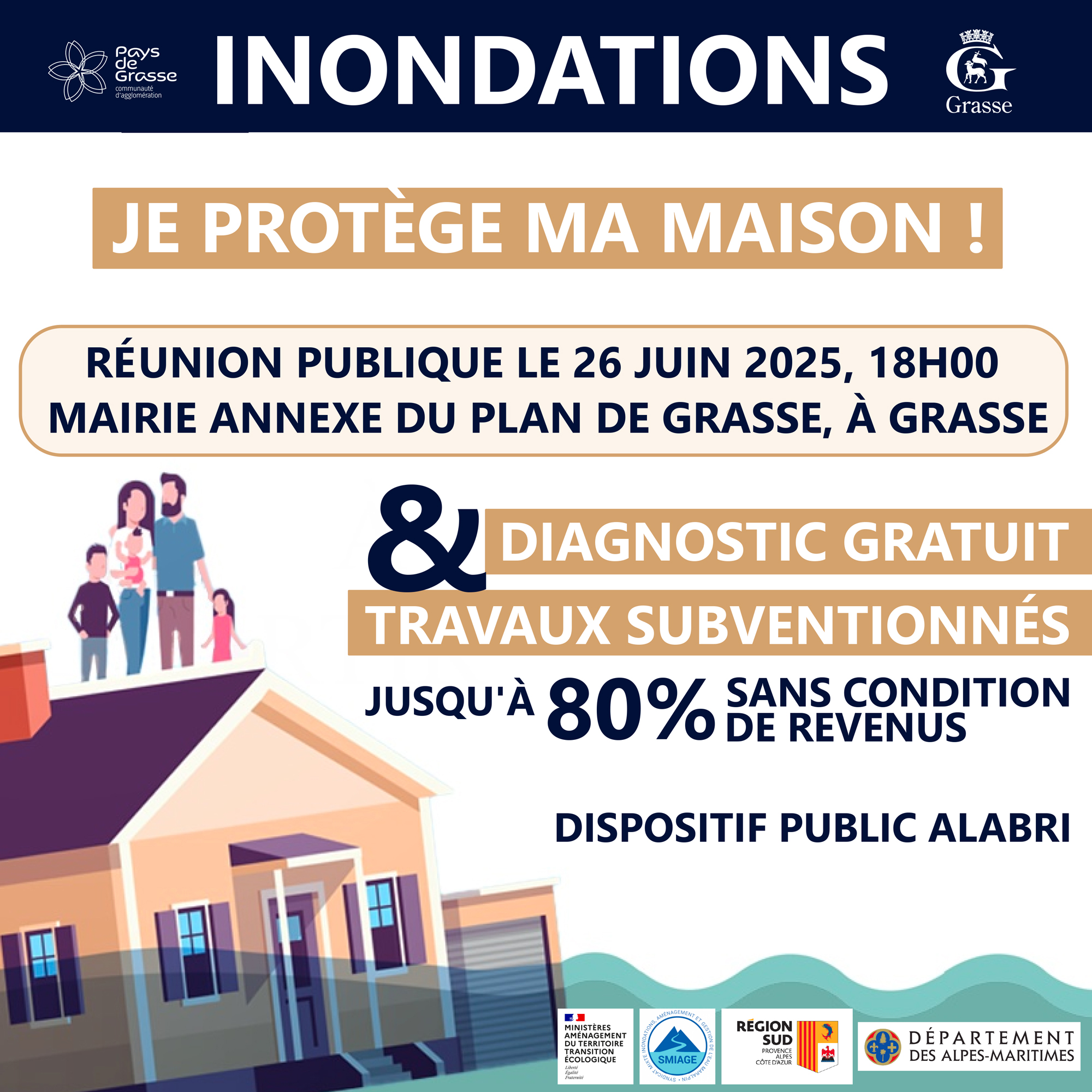 ALABRI risque inondation CAPG gRASSE