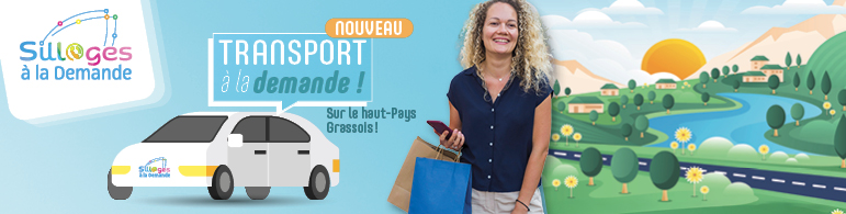 Service transport demande Sillages Pays de Grasse